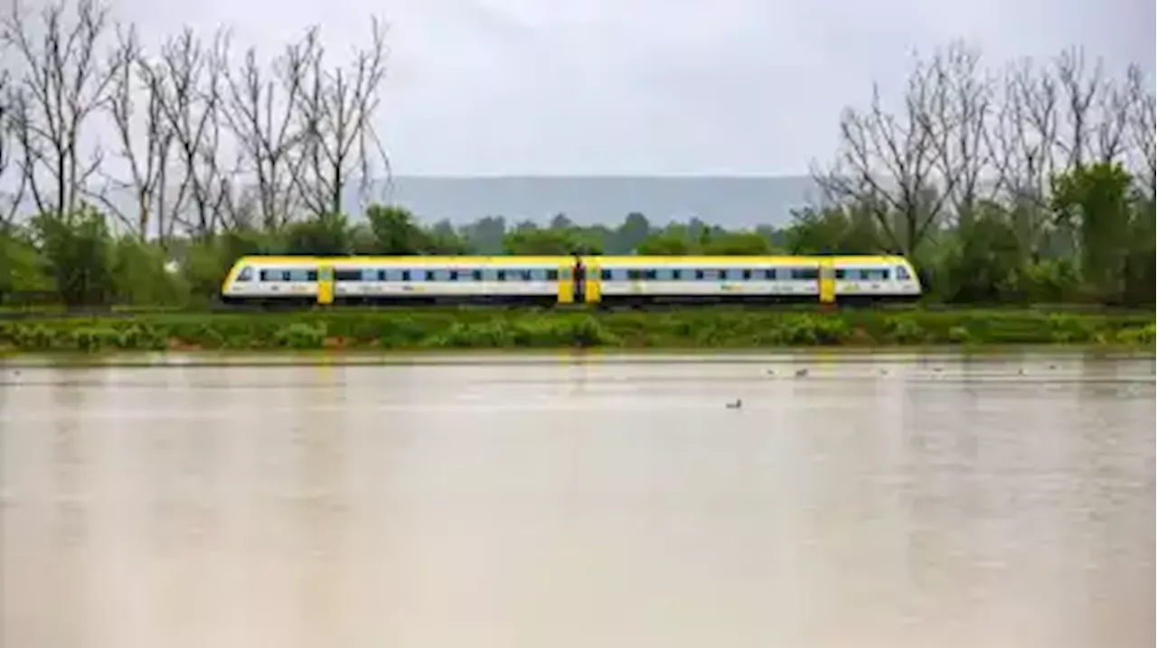 Extrem-Wetter lässt Bahn-Pünktlichkeit im Juni einbrechen