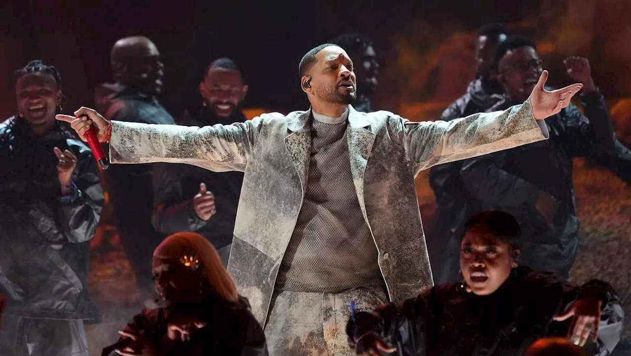 Will Smith debuts new song in fiery performance at the BET Awards