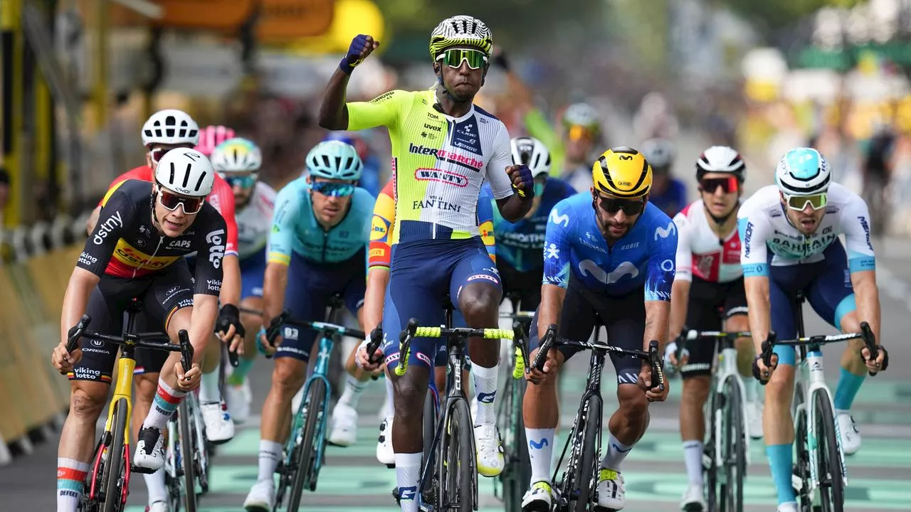 Tour de France: Eritreer Girmay schreibt Tour-Geschichte