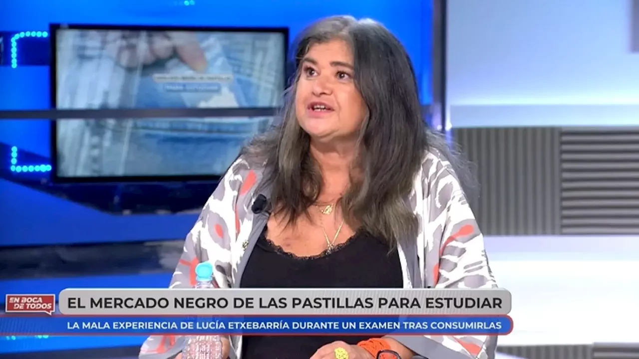 Lucía Etxebarría cuenta su experiencia con los fármacos para estudiar: 'No lo recomiendo, crees que lo sabes todo y no'