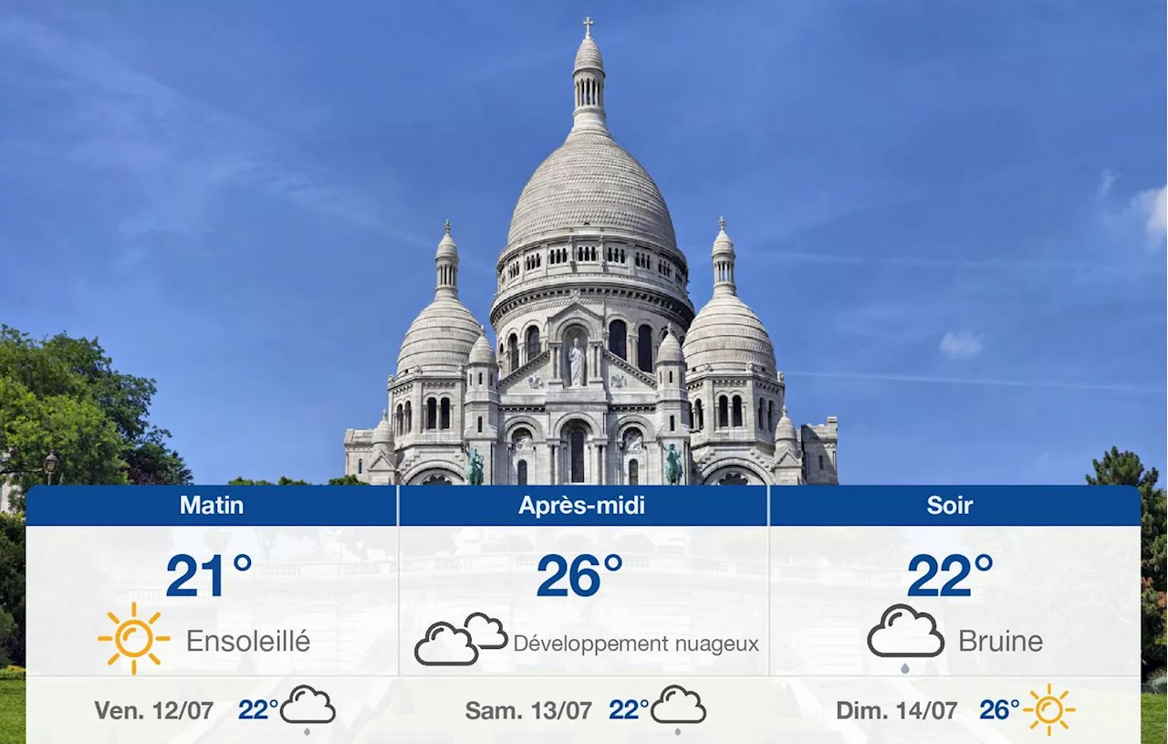 Météo Paris: prévisions du jeudi 11 juillet 2024