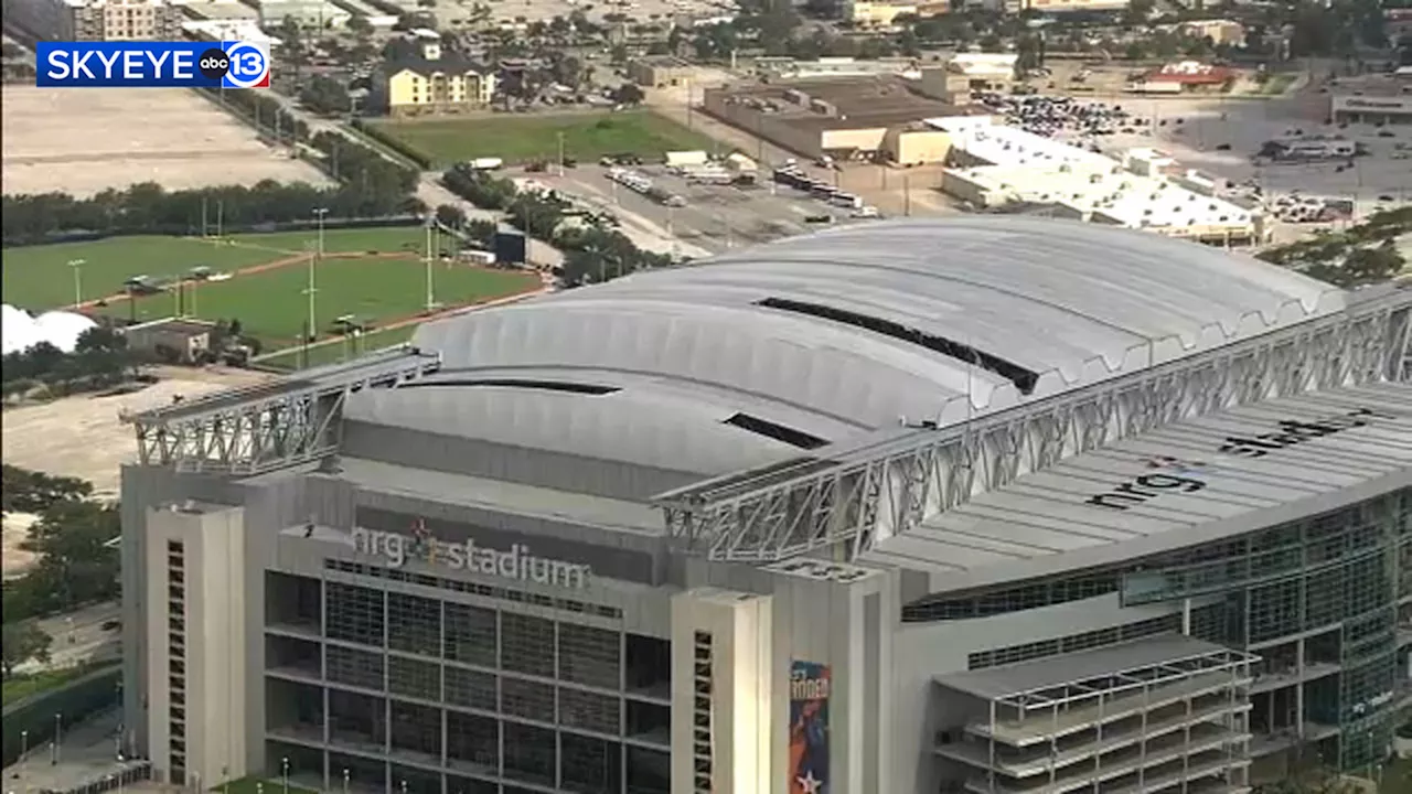 Harris Co. officials confirm NRG Stadium roof damage, but impact on Texans' preseason, camp unclear