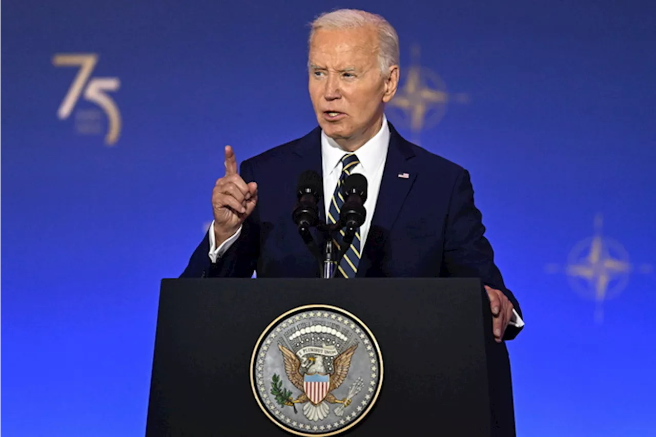 Il presidente Joe Biden al summit Nato di Washington