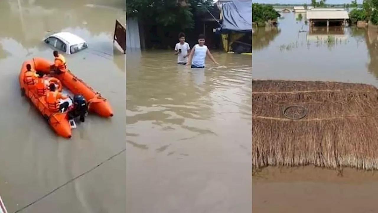 पीलीभीत में बाढ़ से हाहाकार: घरों में भरा पानी... छतों पर बीती रात, बीसलपुर में भी बिगड़े हालात