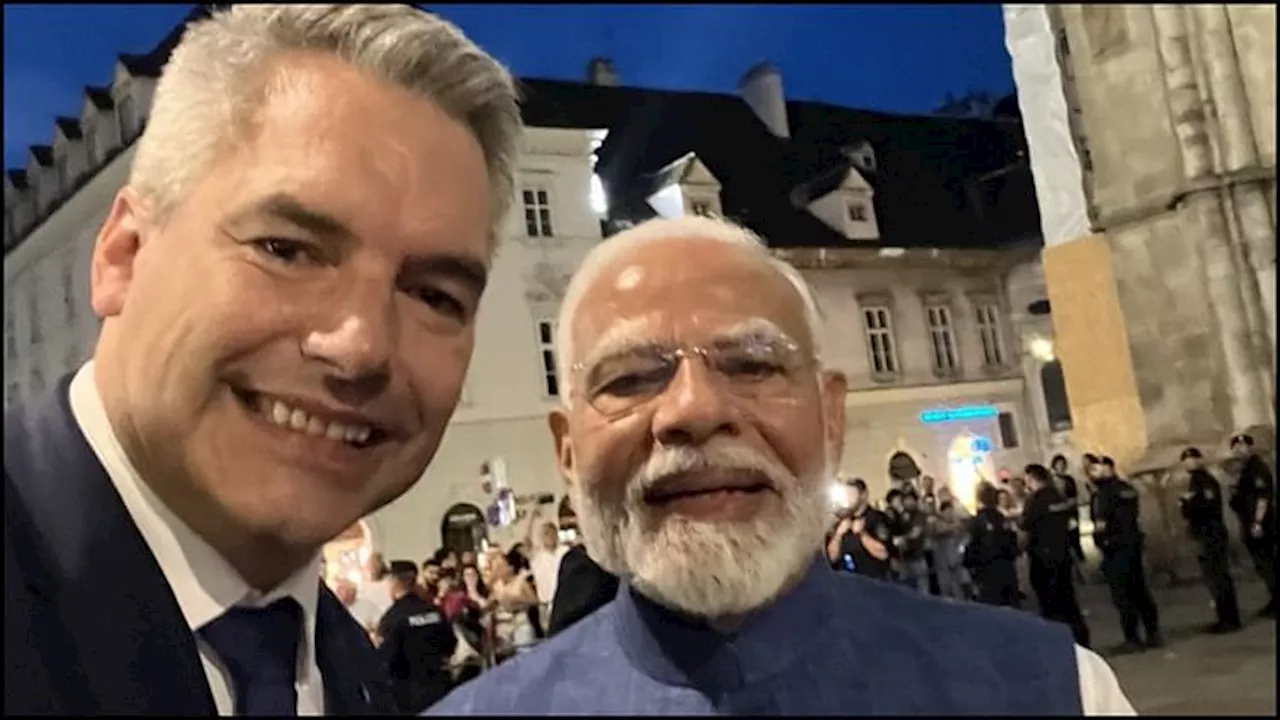 PM Modi Austria Visit Live: ऑस्ट्रिया में भारतीय प्रवासियों से मिलेंगे PM मोदी, चांसलर नेहमर ने साथ ली सेल्फी