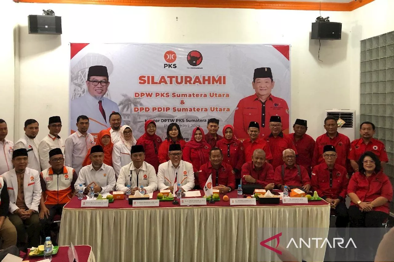 PDI-P Sumut silaturahmi ke PKS Sumut buka peluang koalisi Pilkada 2024