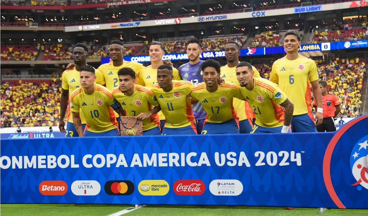 Selección COLOMBIA: alineación TITULAR vs Uruguay en Copa América 2024