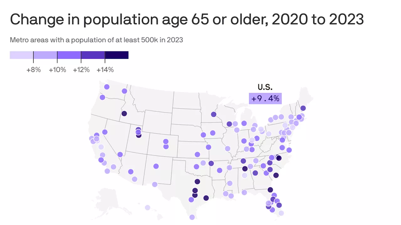 America's senior cities, mapped