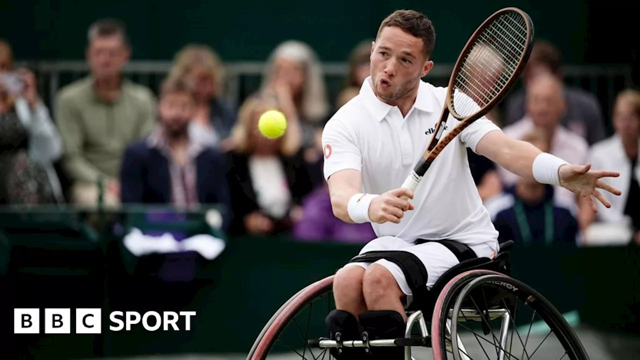 Wimbeldon results 2024: Alfie Hewett beats Ben Bartram in first round of wheelchair singles