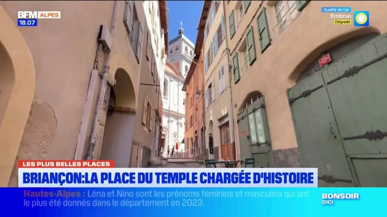 Briançon et sa place du temple chargée d'histoire