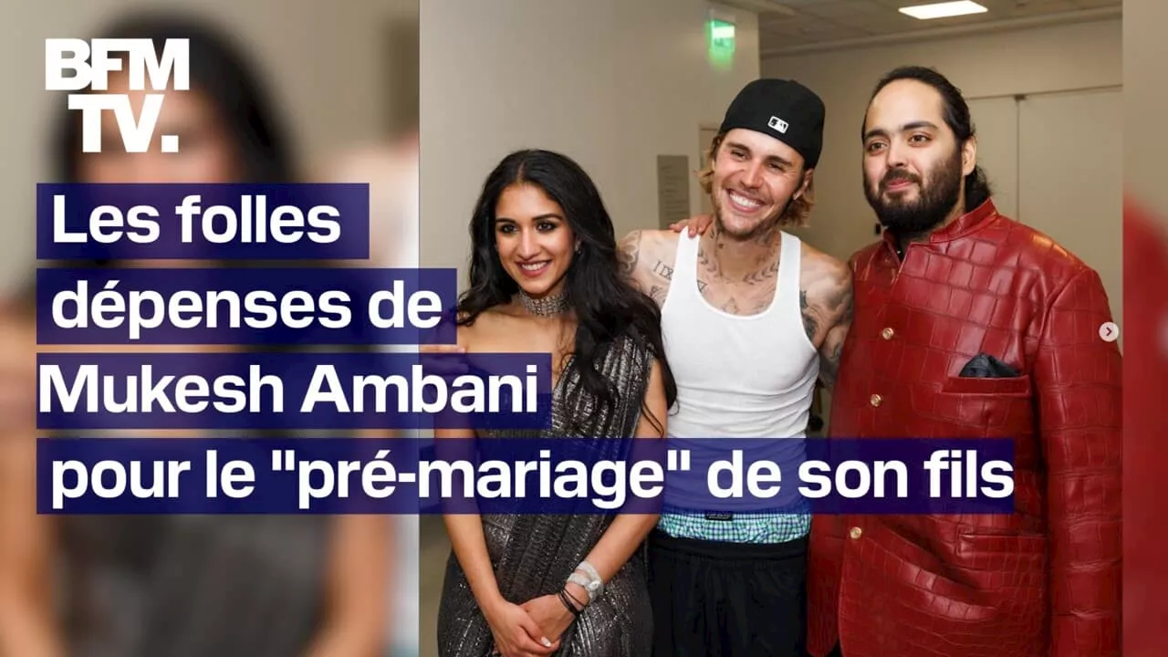 Concerts privés de Justin Bieber, Rihanna et Katy Perry… Les folles dépenses de Mukesh Ambani pour le 'pré-mariage' de son fils