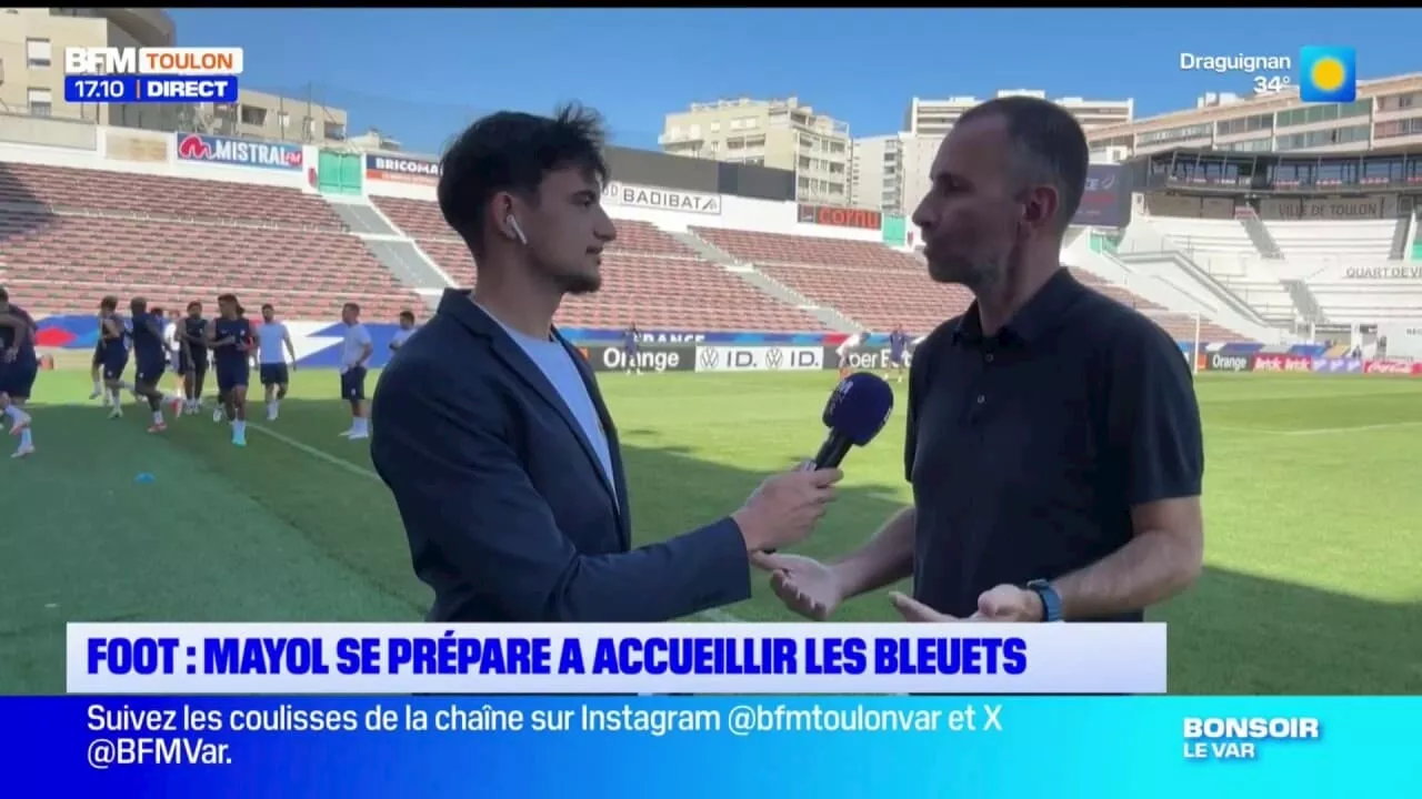 JO 2024: l'équipe de France de foot affrontera la République Tchèque jeudi au stade Mayol