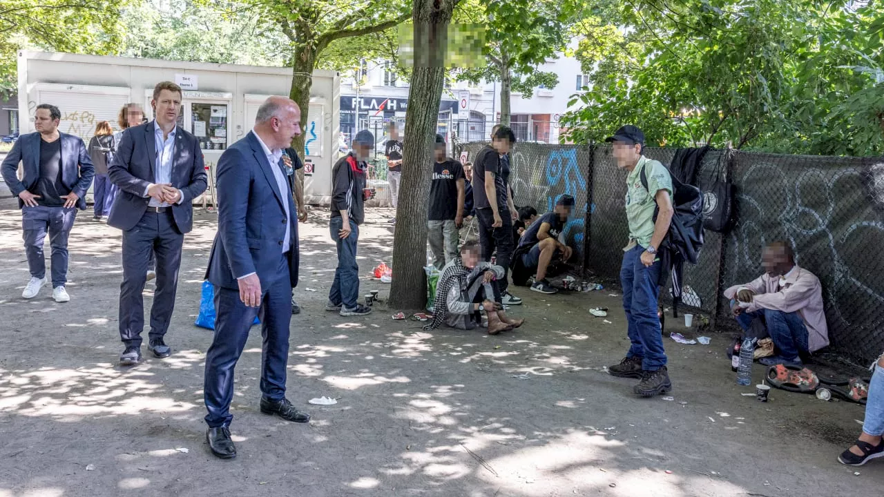 Horror-Droge: Regierender Bürgermeister in der Berliner Crack-Hölle