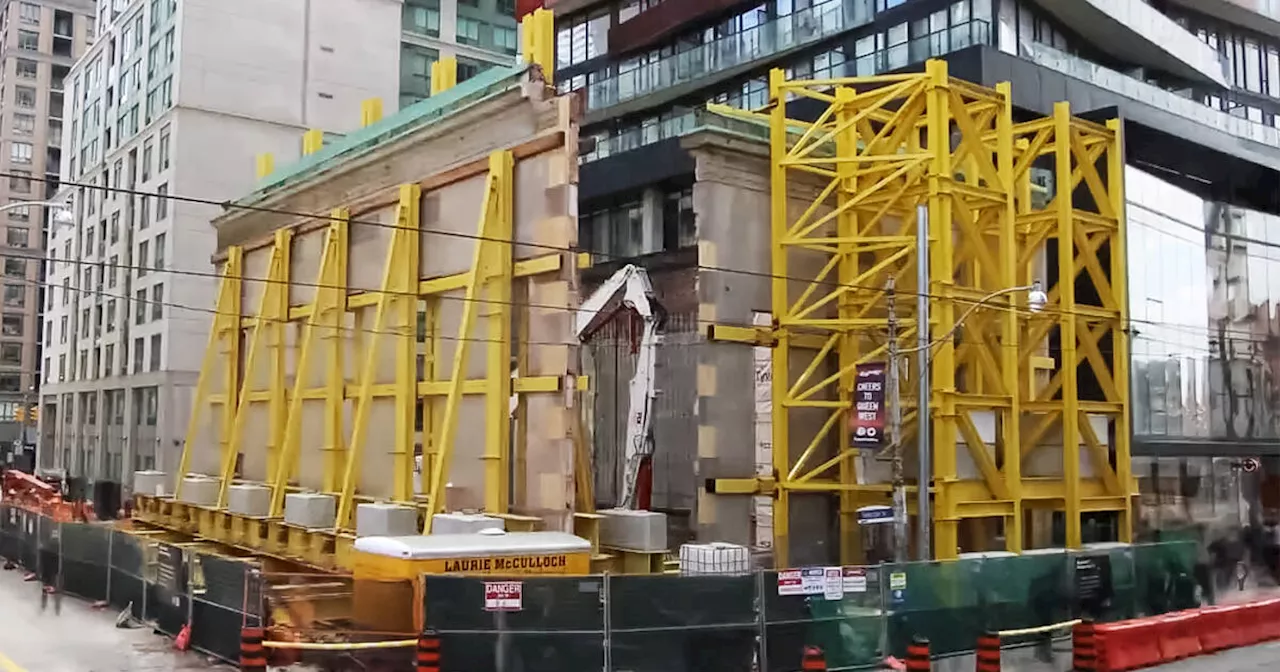 Here's how Toronto buildings are literally being moved to make way for the Ontario Line