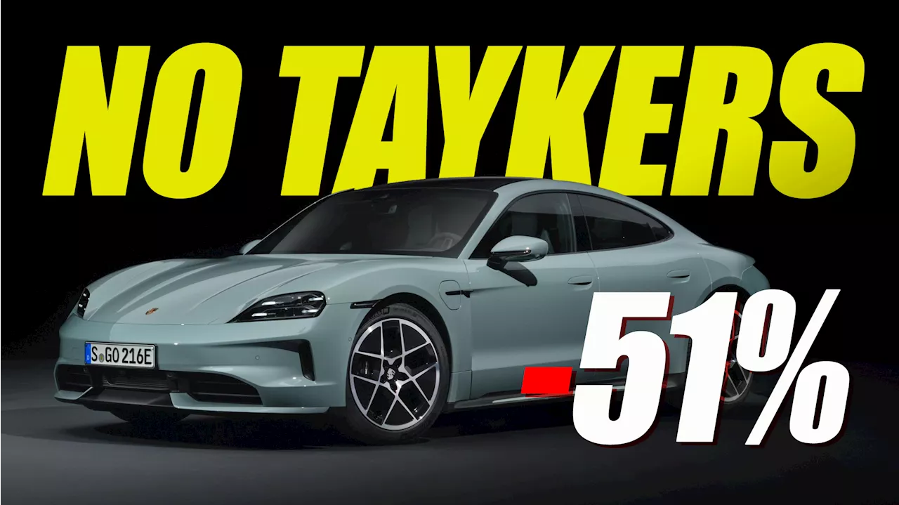 Global Porsche Sales Slide 7% As Taycan Deliveries Halve