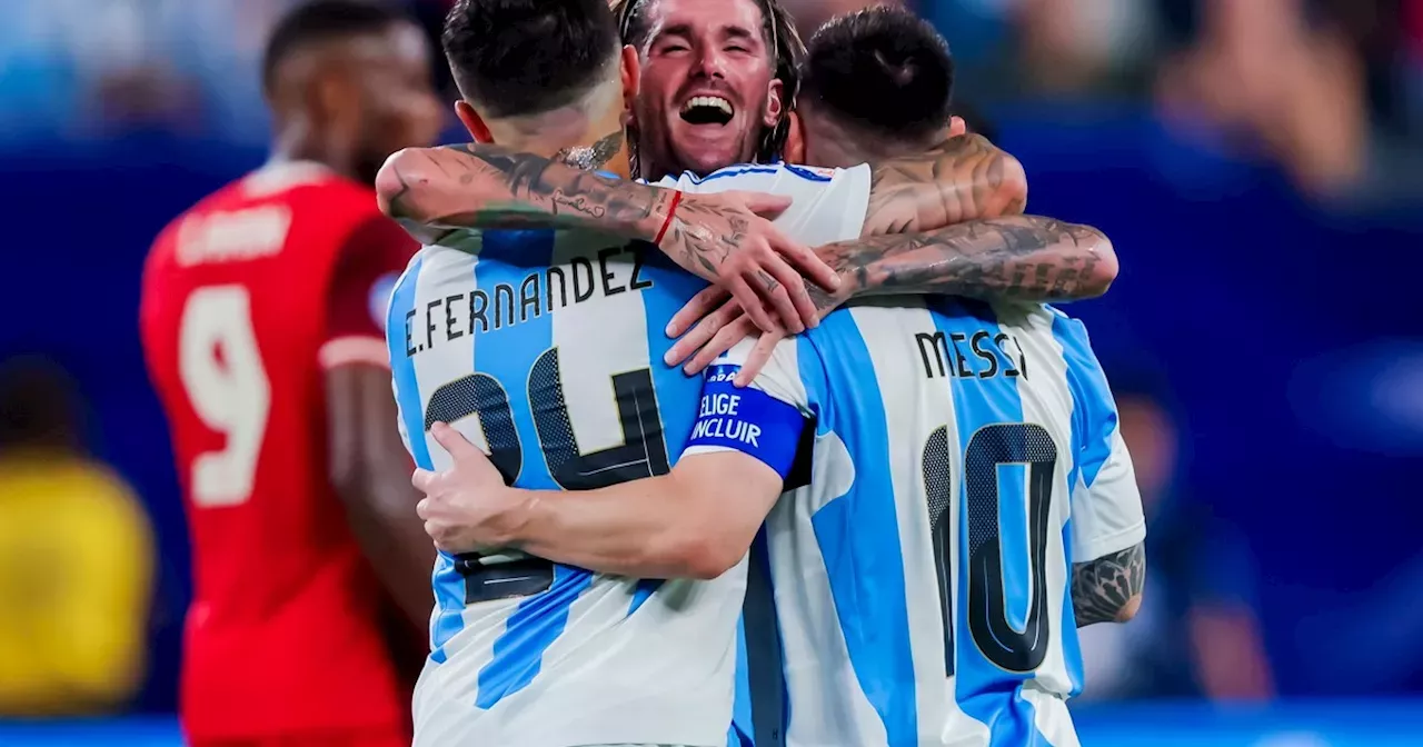 Por La Semifinal De La Copa América Argentina vs. Canadá, en fotos