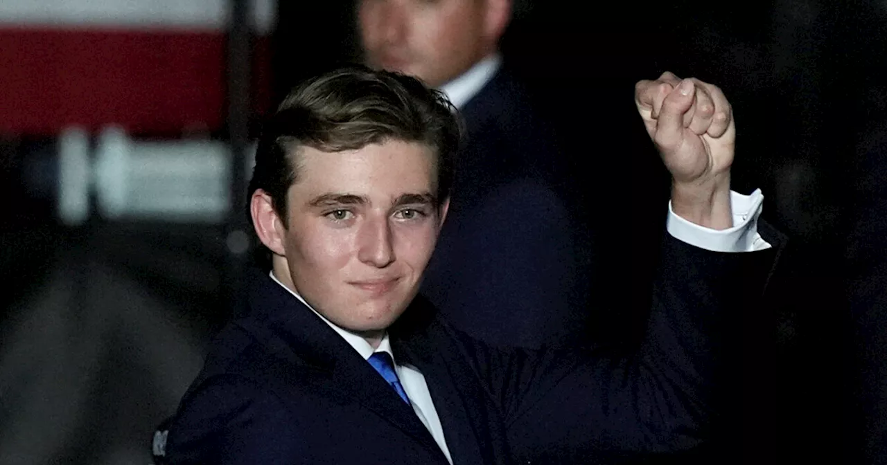 Barron Trump dukket opp - dette har aldri skjedd før