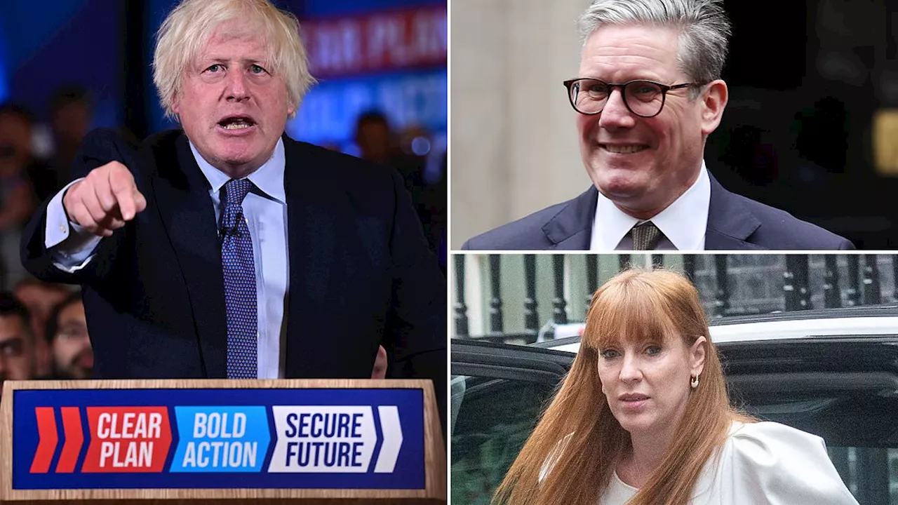 'Labour will axe Brexit next': Boris Johnson leads Tory backlash to Keir Starmer ditching 'Levelling...