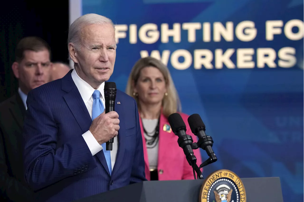 Biden fields union questions as he tries to keep grip on Democratic Party