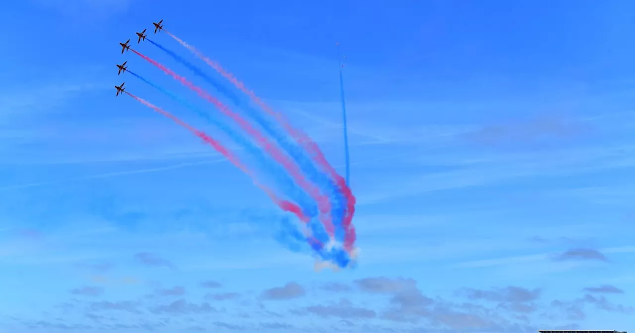 Southport Air Show 2024 flight times including Red Arrows