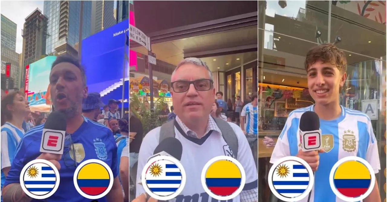  “Elijo Colombia, son pechofríos”: polémica por hinchas argentinos que eligieron rival para la final de Copa