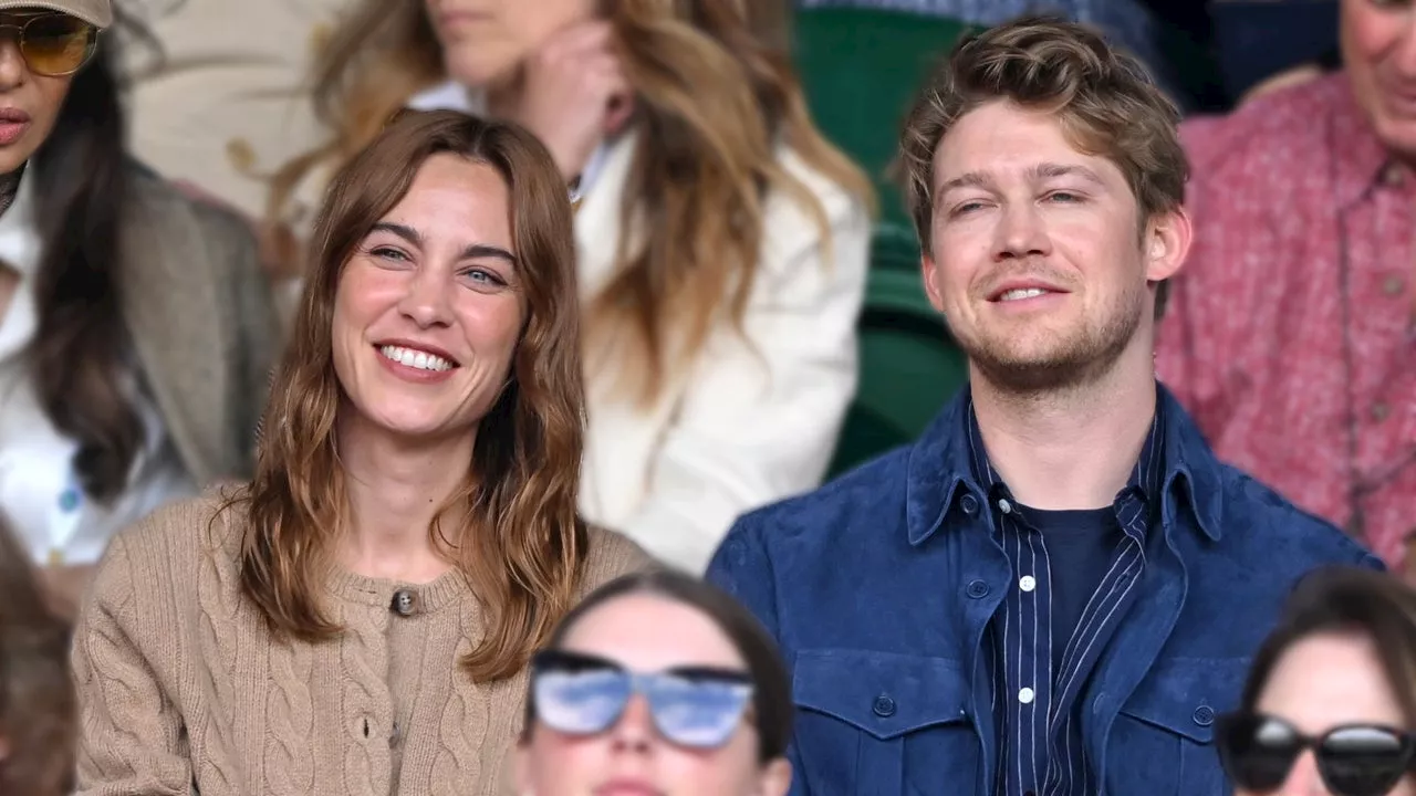 Alexa Chung and Joe Alwyn Enjoy a Fun Day at Wimbledon Together: See the Photos