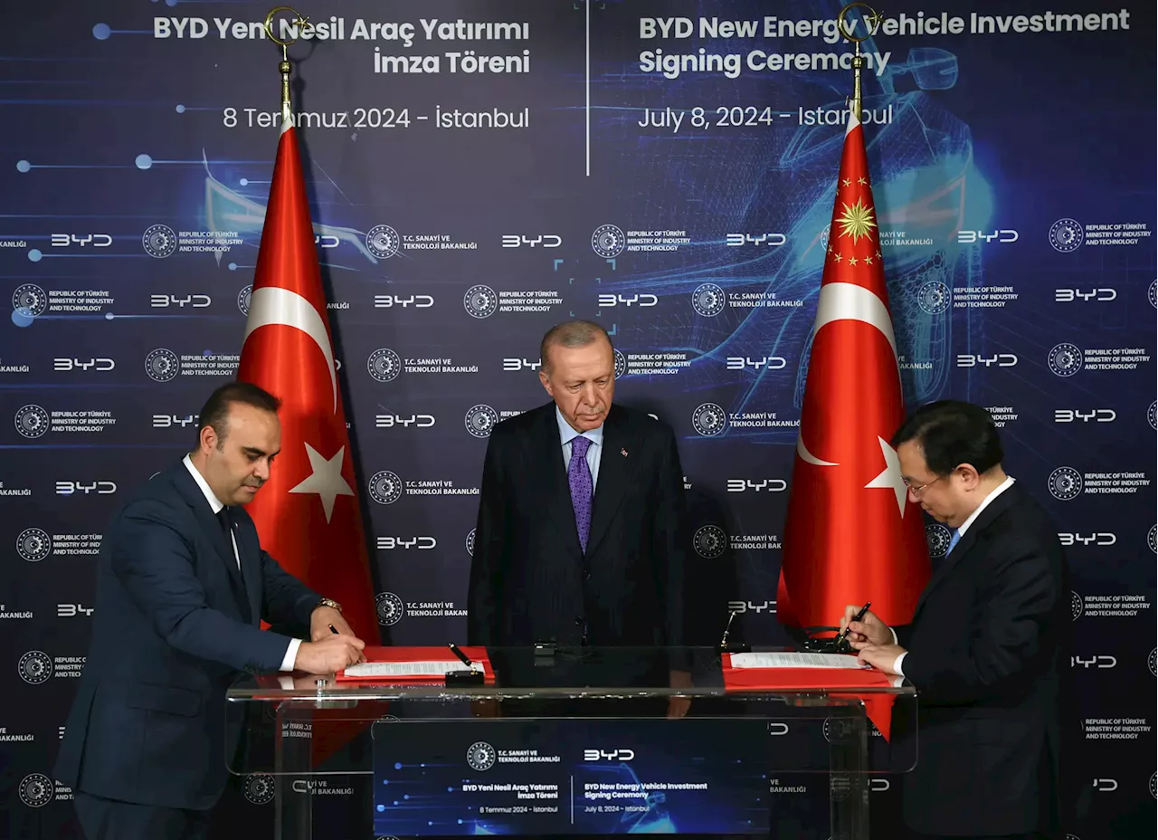 BYD abre fábrica na Turquia e pode contornar novas tarifas europeias