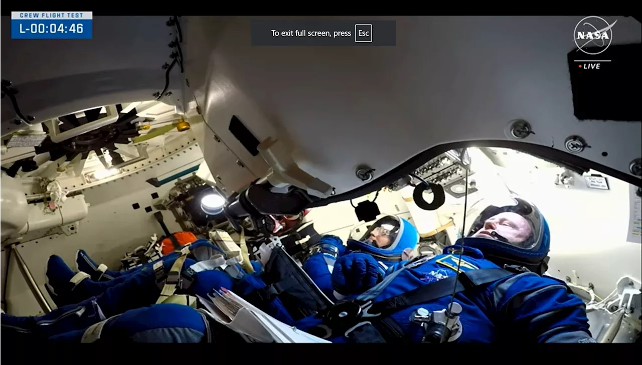 NASA astronauts on Boeing's plagued Starliner spacecraft talk from International Space Station