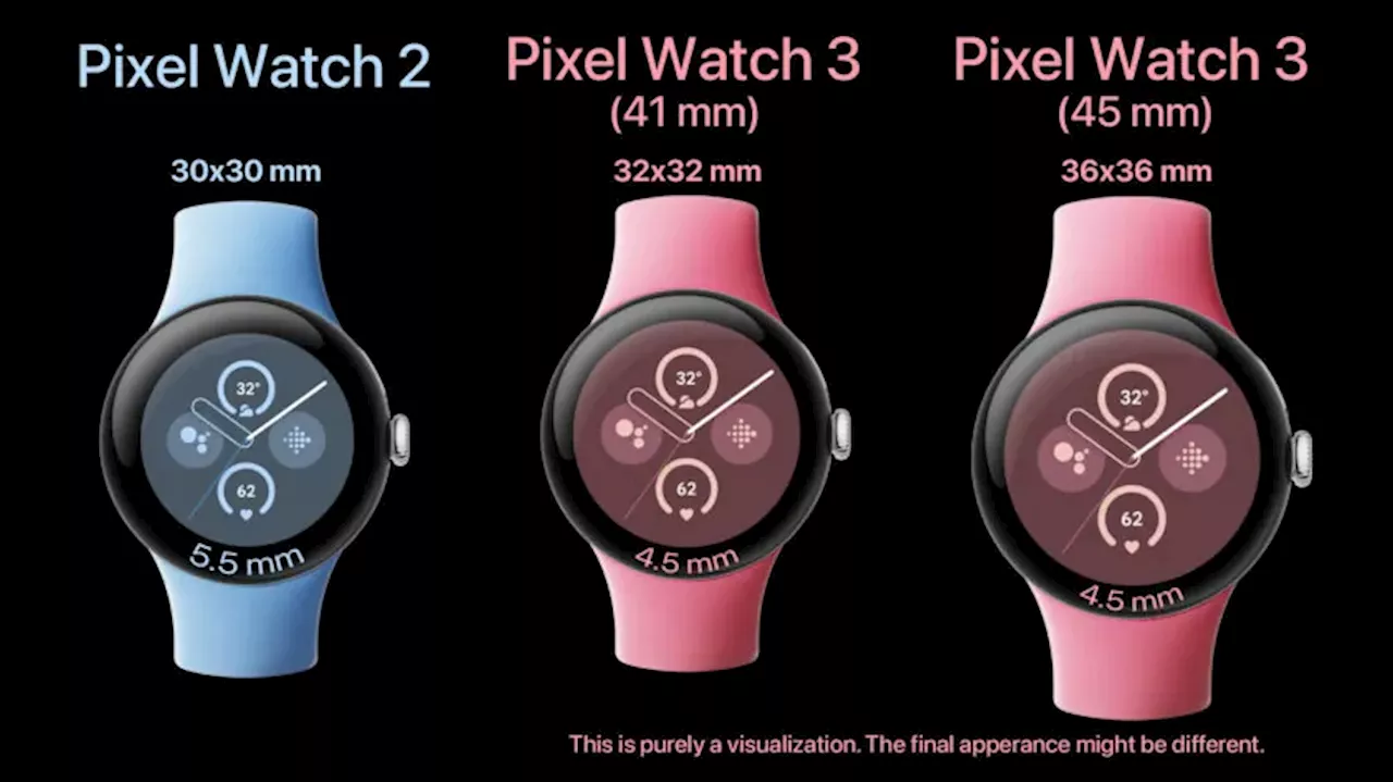 Google Pixel Watch 3 Leak! Display Upgrades, Slim Bezels, & Two Display Sizes