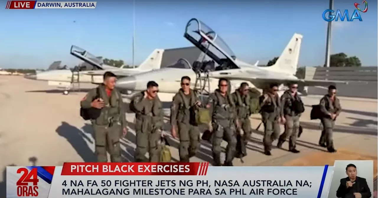 PAF fighter jets arrive in Australia for Pitch Black 2024 military exercise