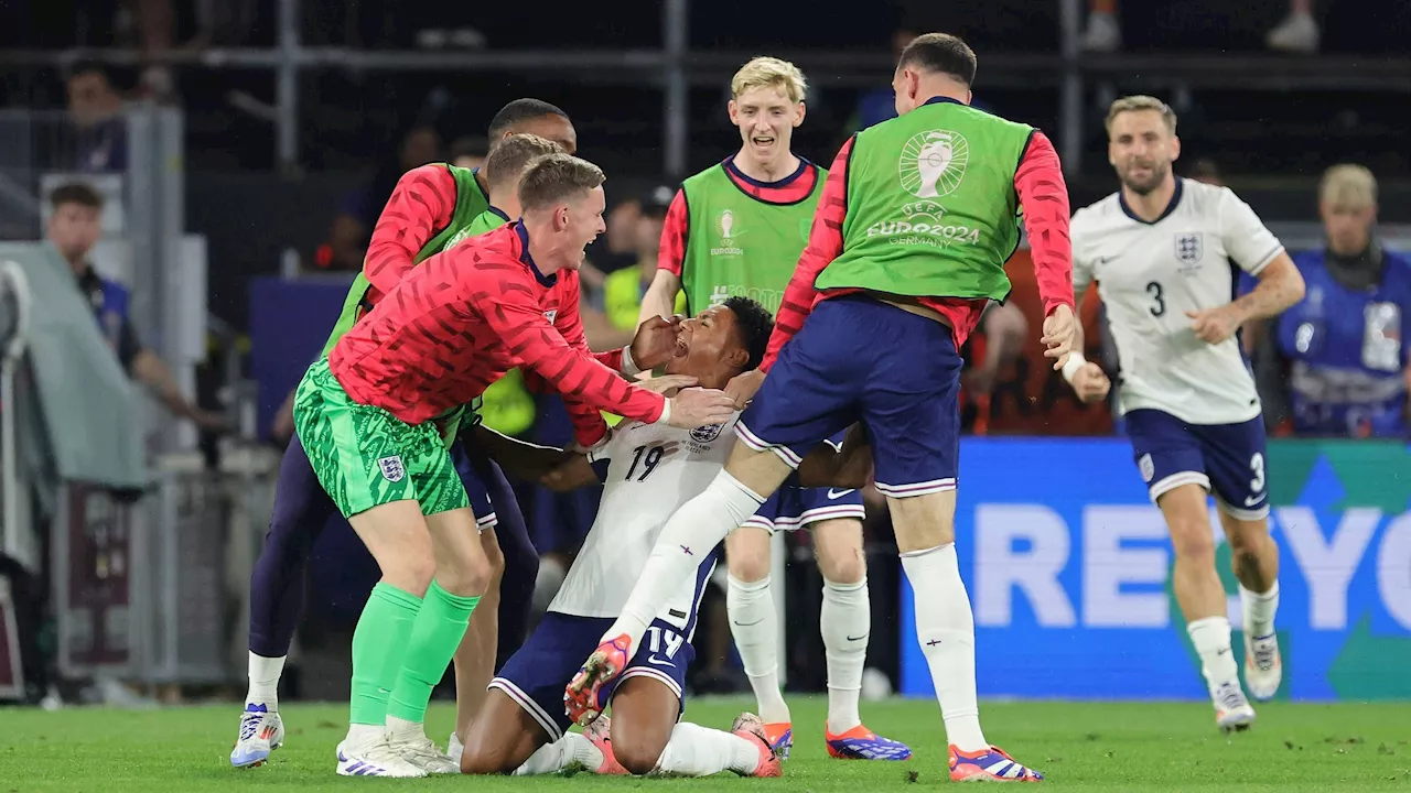 2:1! 'Joker' schießt England in Minute 91 ins EM-Finale