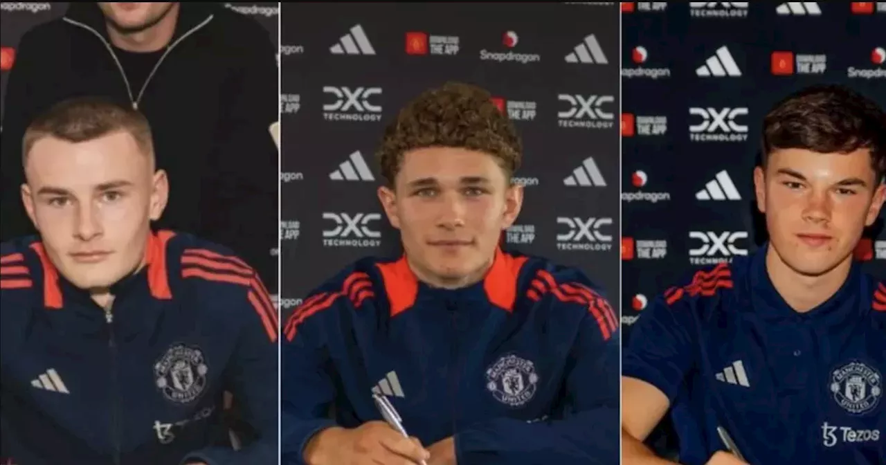 Man United give three youngsters pro contracts including Irish-eligible player