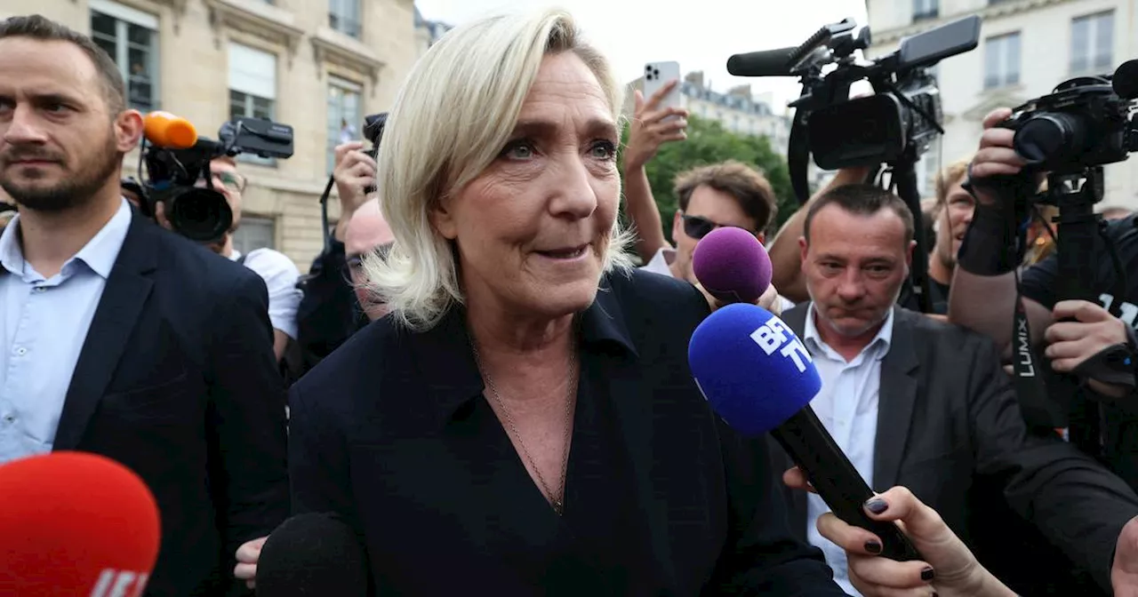 Le Pen lays the blame on Macron for French government gridlock