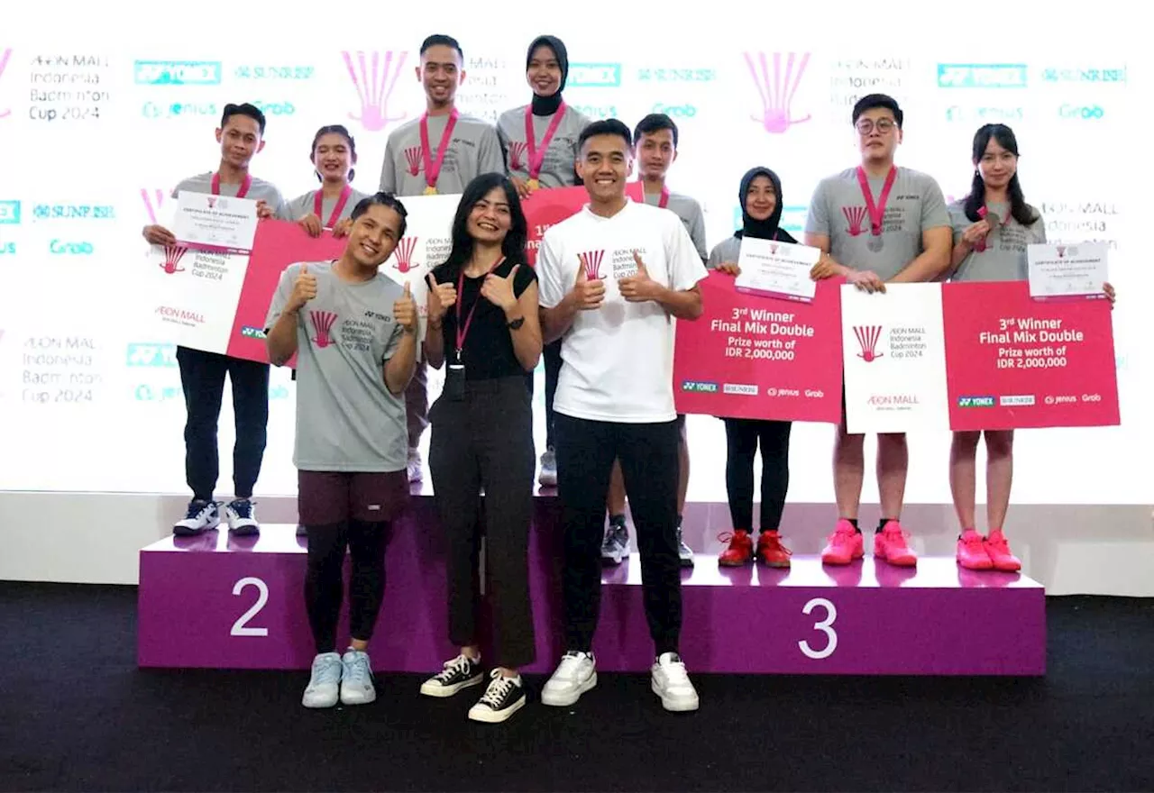 Keseruan di AEON Mall Indonesia Badminton Cup 2024, Siap-Siap Perebutan Juara Utama