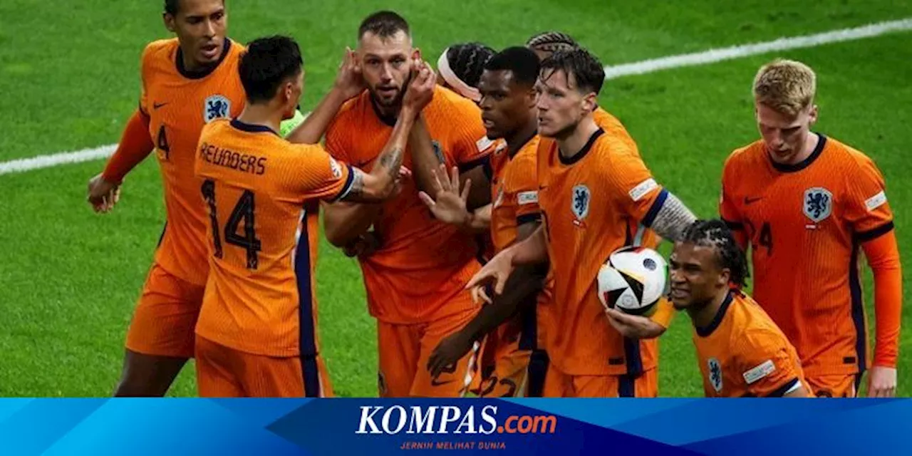 Jadwal Semifinal Euro 2024: Belanda Vs Inggris Ditunggu Spanyol di Final