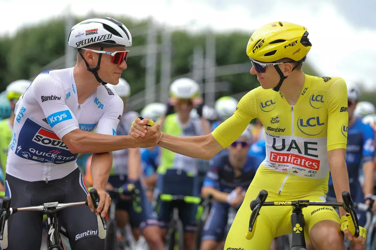 Tour de France: Pogacar et Evenepoel attendus à l'offensive dans les monts du Cantal