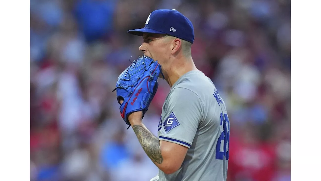 Dodgers’ Bobby Miller has worst start of career in loss to Phillies