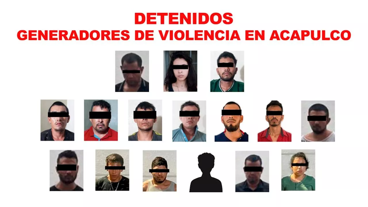 Acapulco: Fiscalía detiene a generadores de violencia