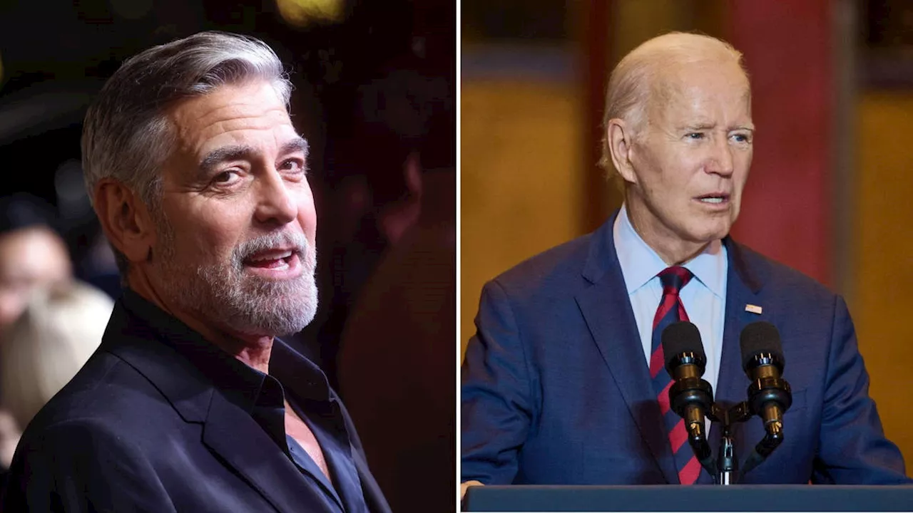 George Clooney joins calls for Joe Biden to drop out of 2024 presidential race