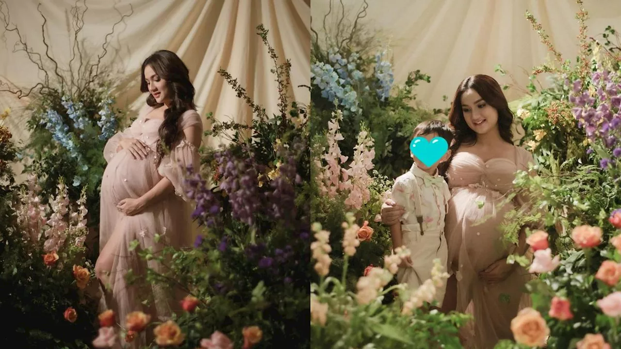 7 Potret Maternity Shoot Tengku Dewi Putri Ditemani Anak Sulung, Segera Lahiran