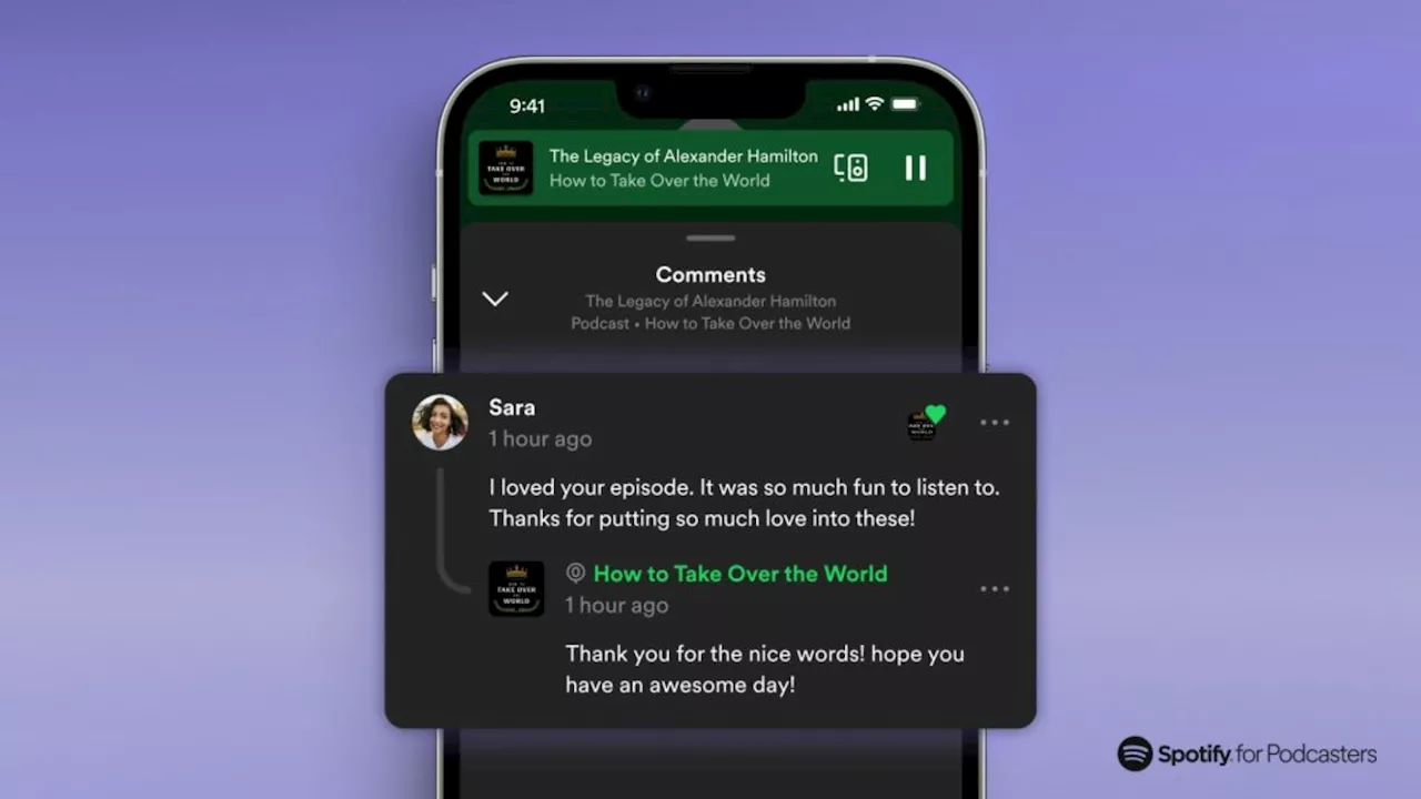 Spotify Now Allows Users Add Comments To Podcasts