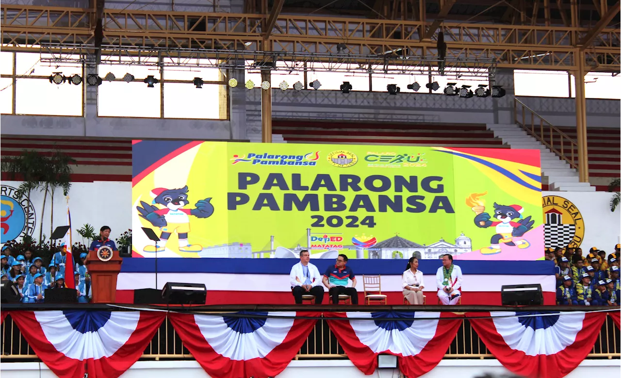 PBBM celebrates Palarong Pambansa milestones, highlights benefits beyond sports