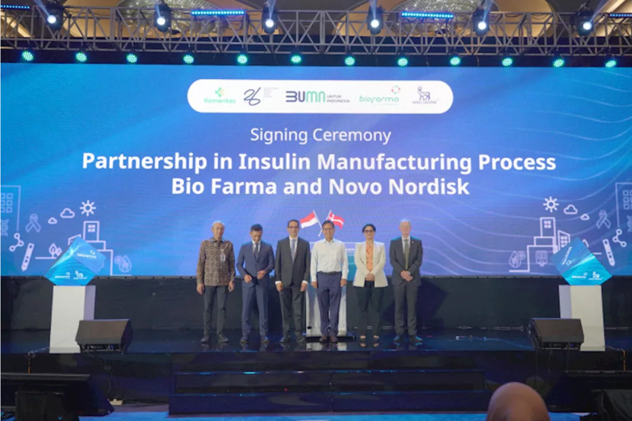 Bio Farma dan Novo Nordisk Kerja Sama Produksi Obat Diabetes