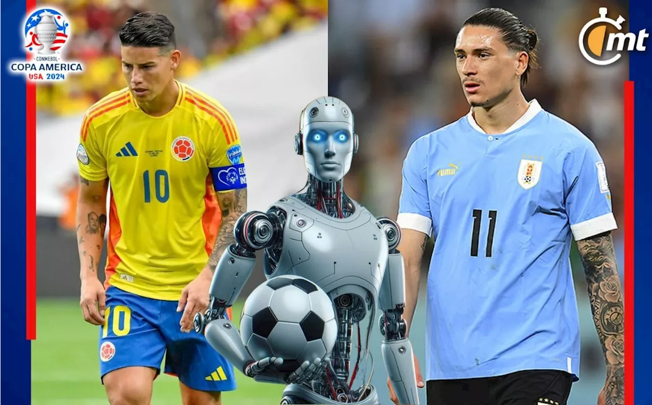 Pronóstico de la inteligencia artificial para Colombia y Uruguay en la Copa América 2024