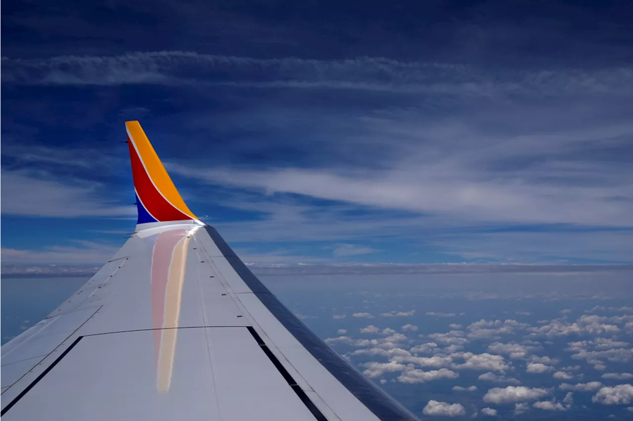 An Oakland-bound Southwest jet that did a ‘Dutch roll’ was parked outside during severe storm