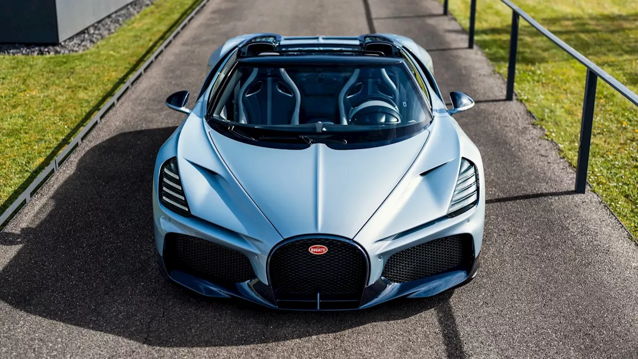 Bugatti W16 Mistral enters final testing