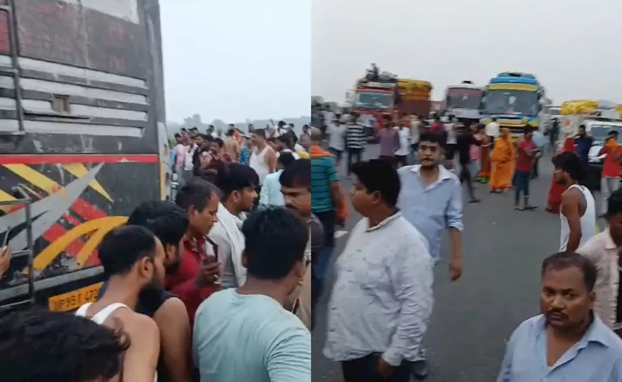 उन्नाव में भीषण सड़क हादसा, डबलडेकर बस कंटेनर से टकराई, 18 लोगों की मौत