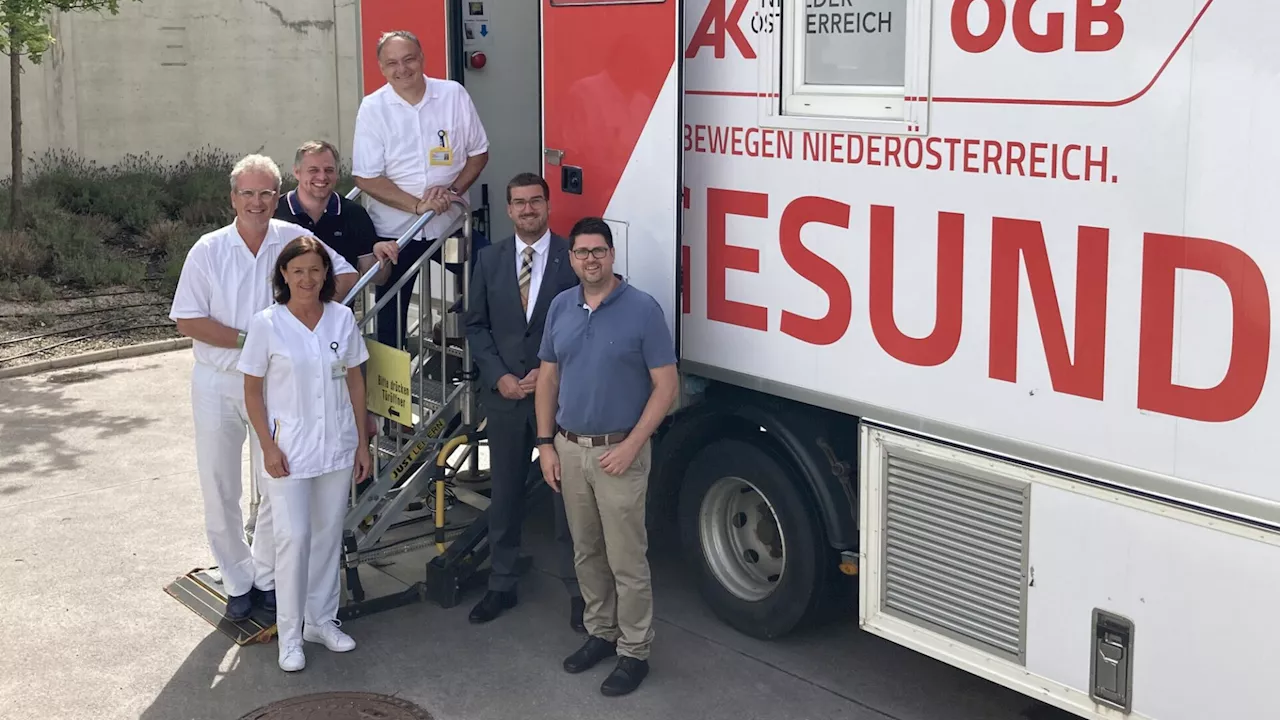 Gesundheitstruck beim Klinikum: Der Check dauert nur 15 Minuten