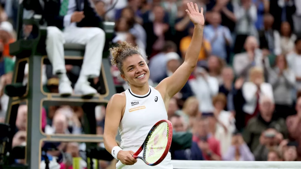 Paolini simpel naar halve finales Wimbledon, Vekic beëindigt avontuur Sun