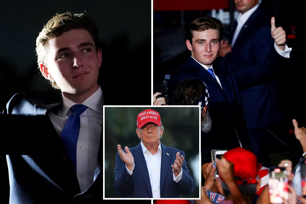 Barron Trump gets a standing ovation at his father’s Florida rally: ‘First time he's ever done this’ 